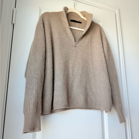 Jenni kayne cashmere half zip sweater - Picture 6 of 8
